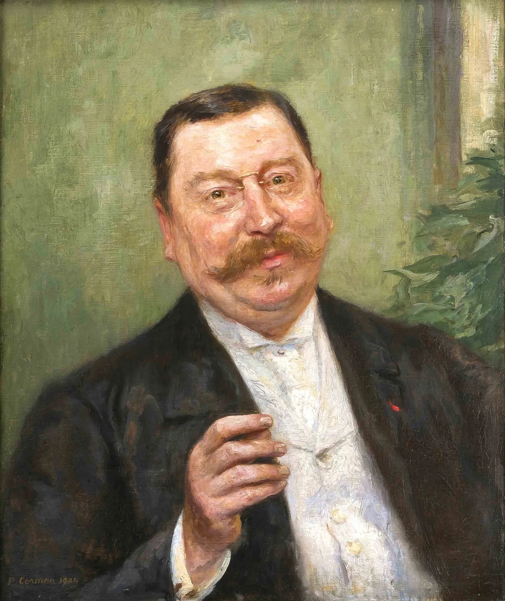 Ritratto di un uomo con un gesto eloquente, 1904